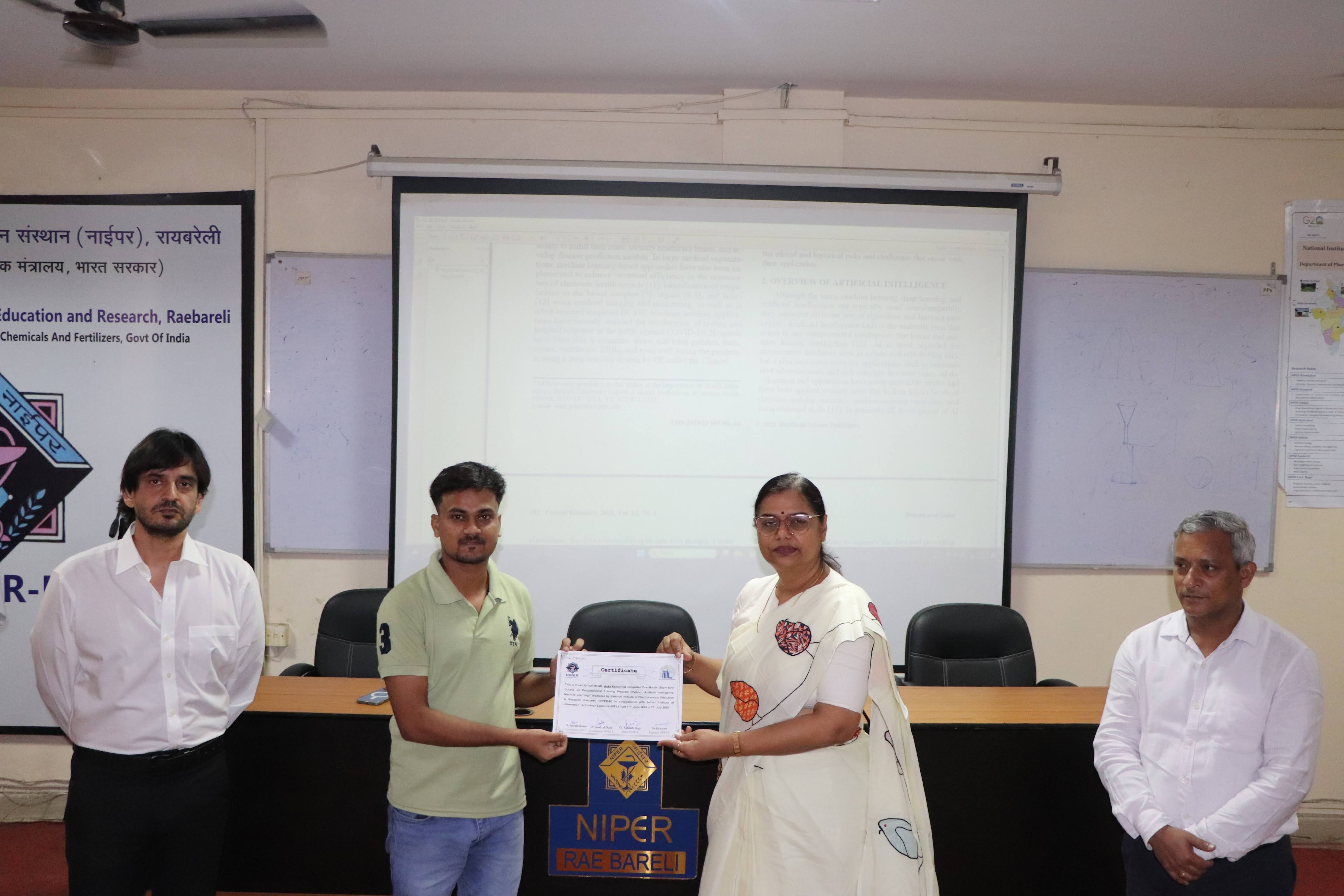 One-Month Short-Term Course on “Computational Training Program (Python, Artificial Intelligence, Machine Learning, Data Mining, Big Data Analytics)”- July 7, 2025